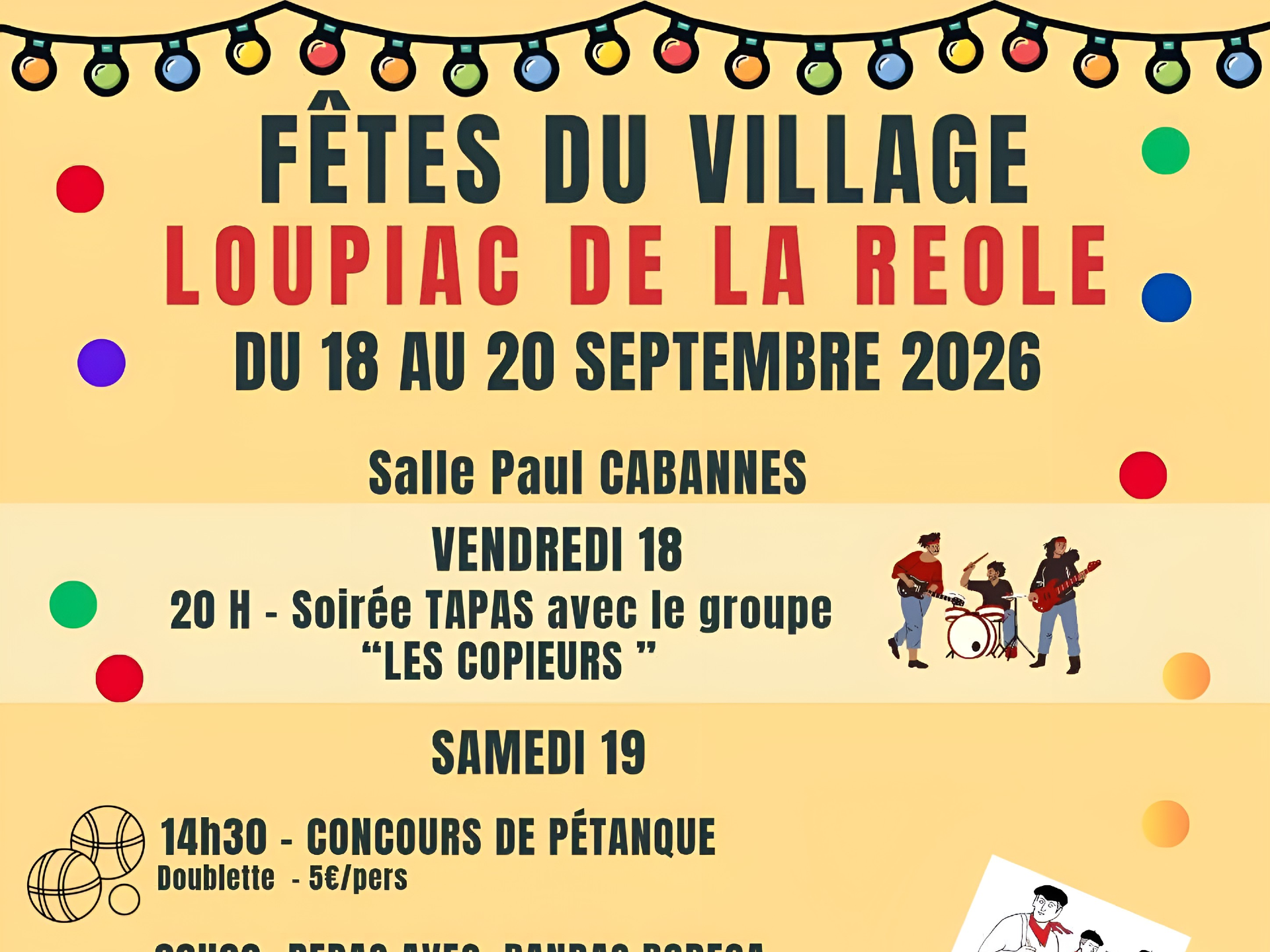 Fête du village de Loupiac-de-La-Réole