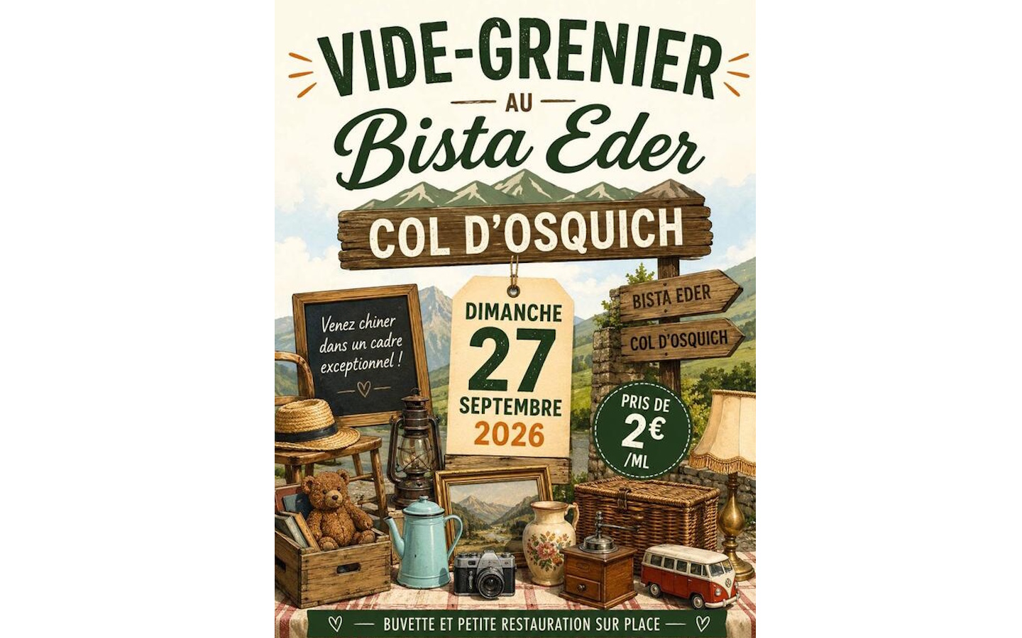 Les ateliers du Chaudron : vide-greniers