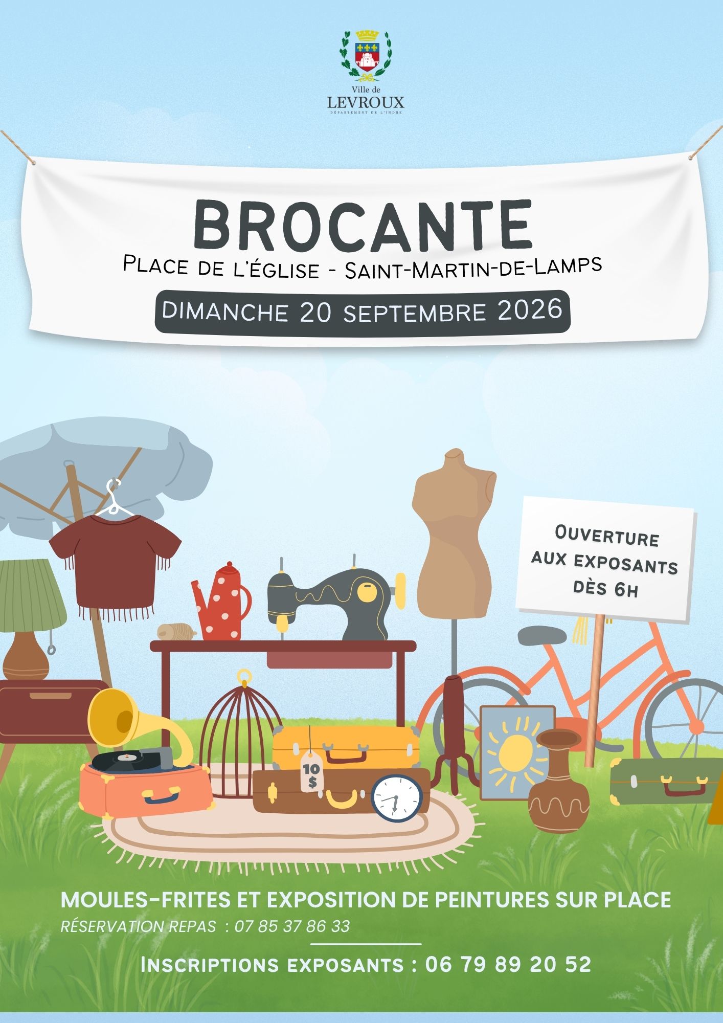 Brocante à Saint-Martin-de-Lamps