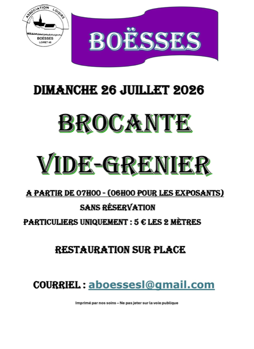 Brocante - Vide grenier