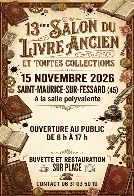 13ème salon du livre ancien et toutes collections